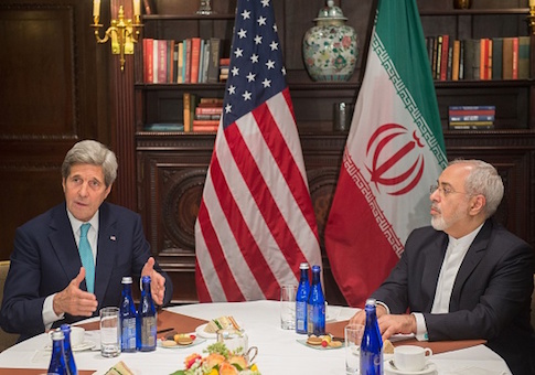 John Kerry and Javad Zarif