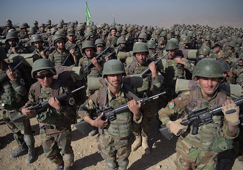 Afghan National Army soldiers