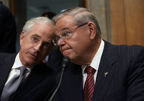Sens. Bob Corker and Bob Menendez