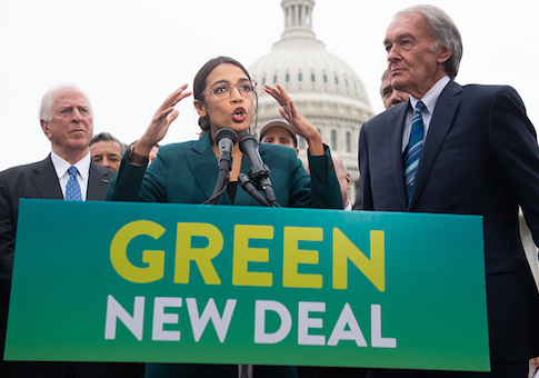 Rep. Alexandria Ocasio-Cortez and Sen. Ed Markey