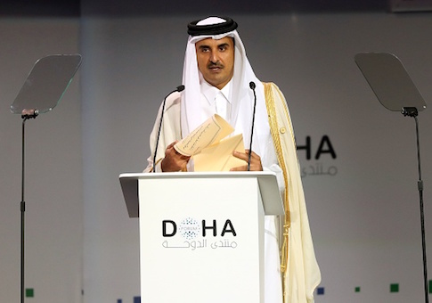 Qatar's Emir Sheikh Tamim bin Hamad Al-Thani