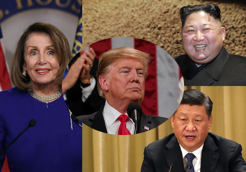 Trump Pelosi Xi Un