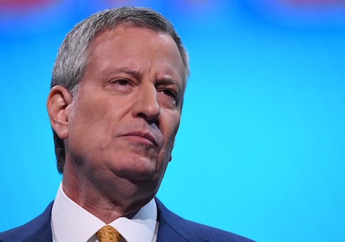 New York Mayor Bill de Blasio