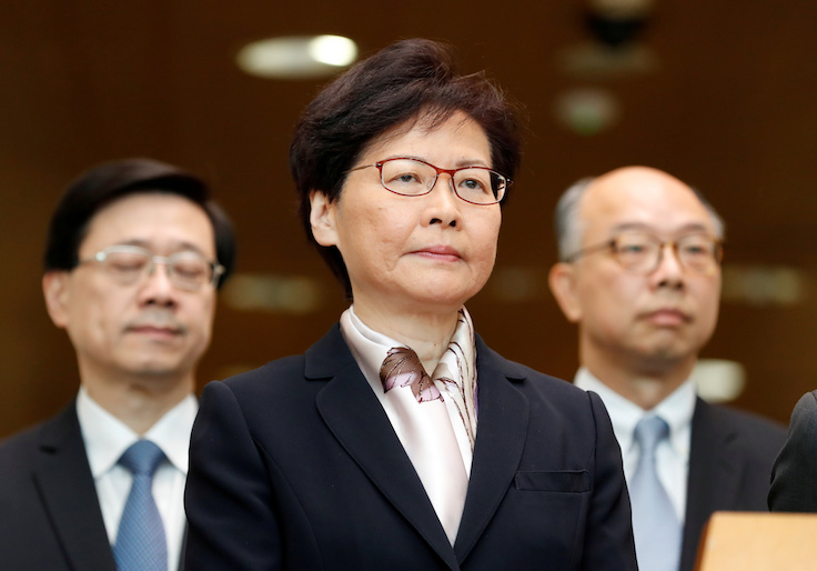 Hong Kong Chief Executive Carrie Lam