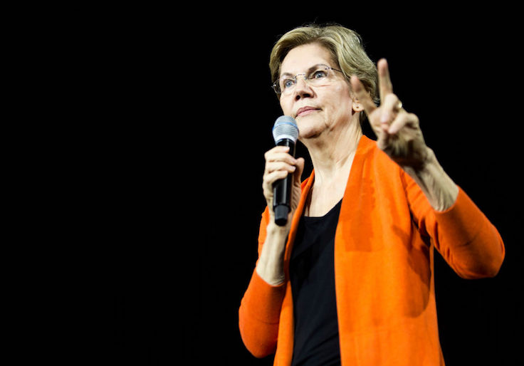 Presidential Candidate Elizabeth Warren Holds Town Hall In Norfolk, VA