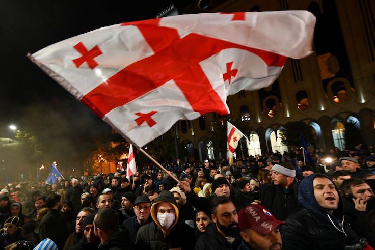 TOPSHOT-GEORGIA-POLITICS-OPPOSITION-DEMO
