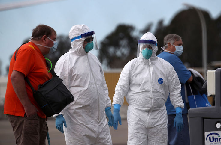 Cruise Ship With 21 Coronavirus Patients On Board Docks In Oakland