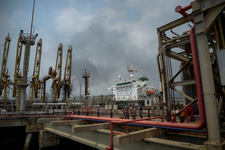 An Iranian-flagged oil tanker