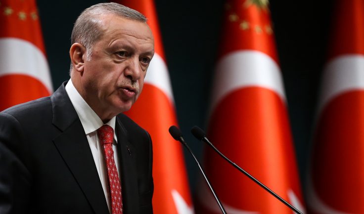 Turkish president Recep Tayyip Erdogan