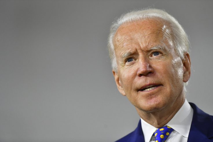 Presidential Candidate Joe Biden Makes Economic Address In Wilmington, Delaware