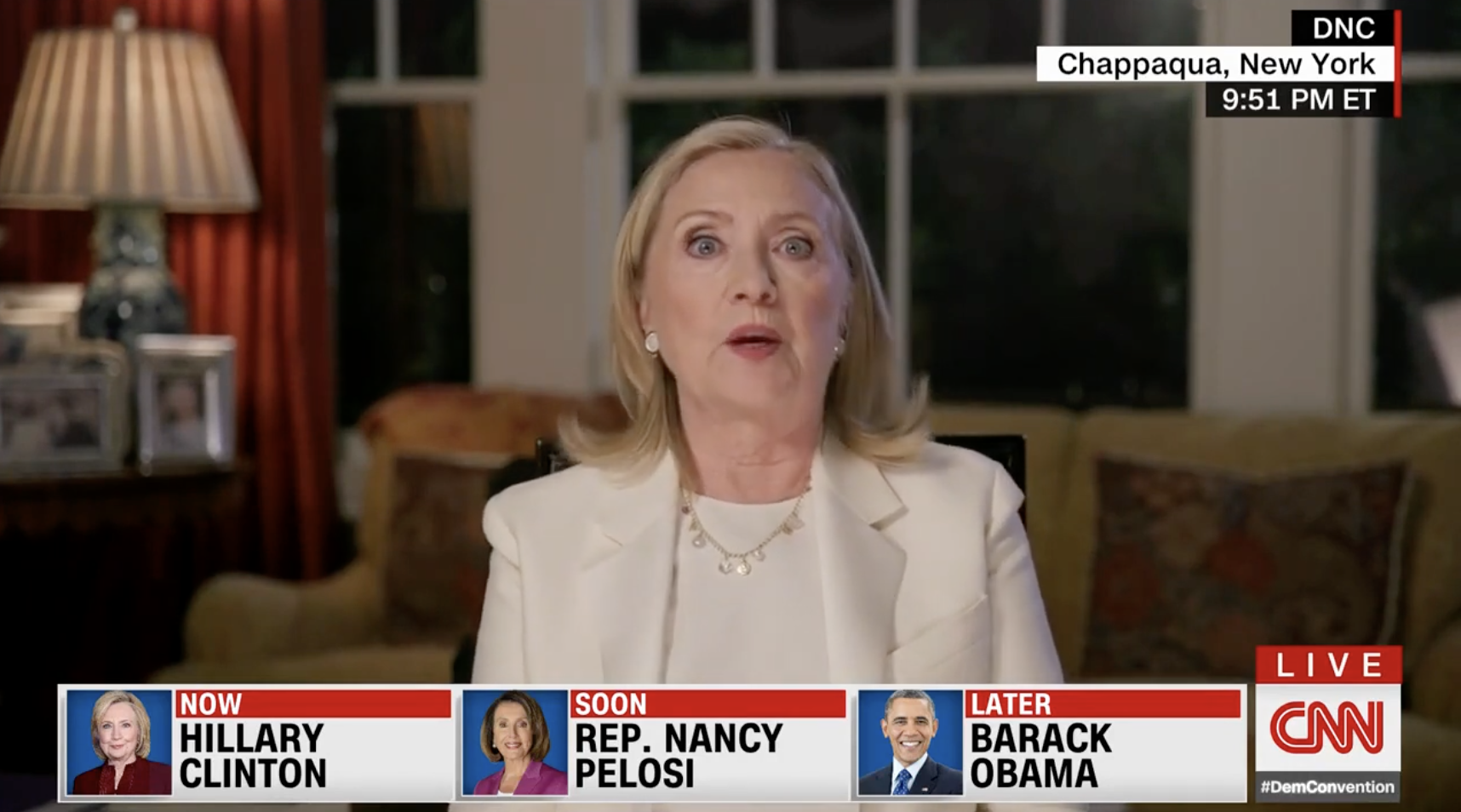 Hillary Clinton at DNC
