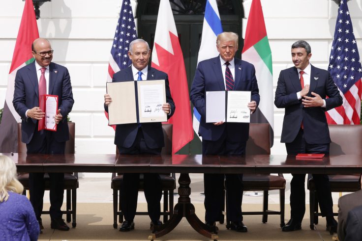 President Trump Hosts Abraham Accords Signing Ceremony On White House South Lawn