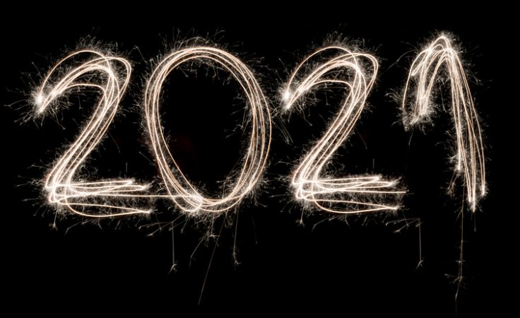 Happy New Year 2021 Sparkle