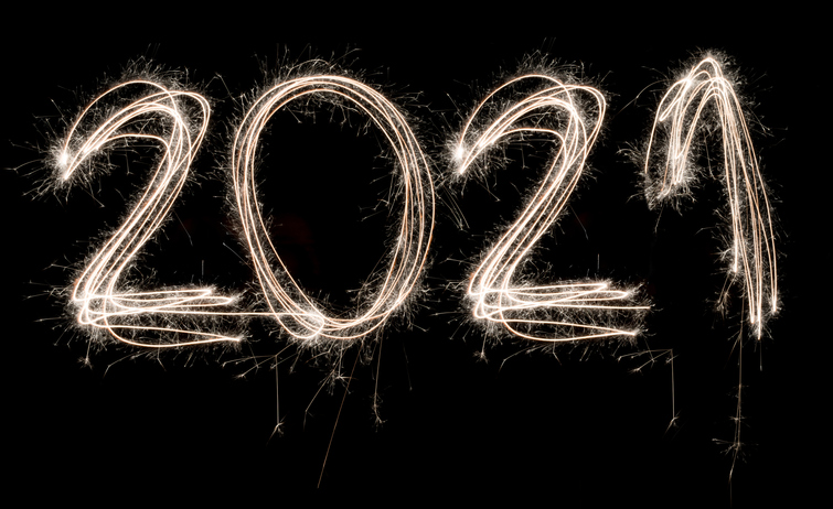Happy New Year 2021 Sparkle