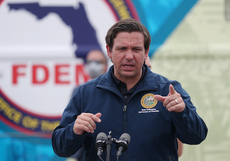Florida Governor Ron DeSantis Holds Coronavirus Press Briefing