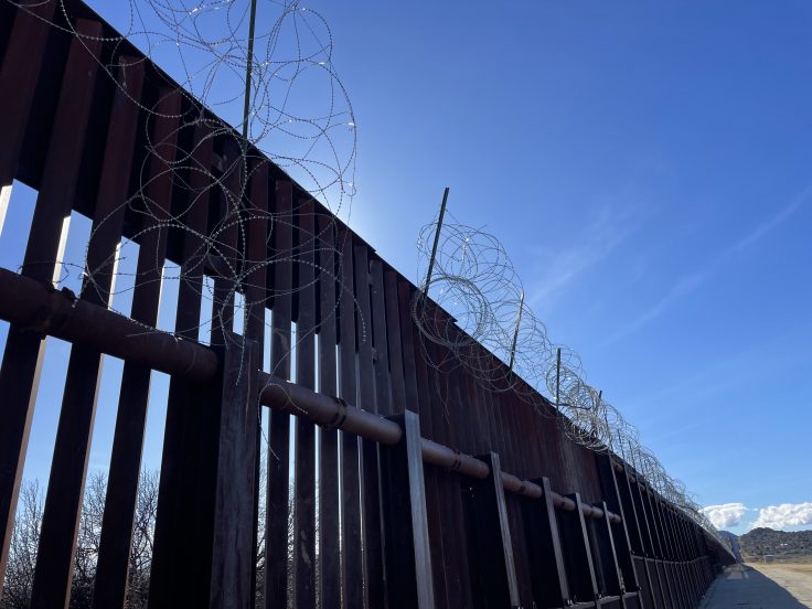 The border wall at Jacumba Hot Springs, California / Photo by Maurna Desmond